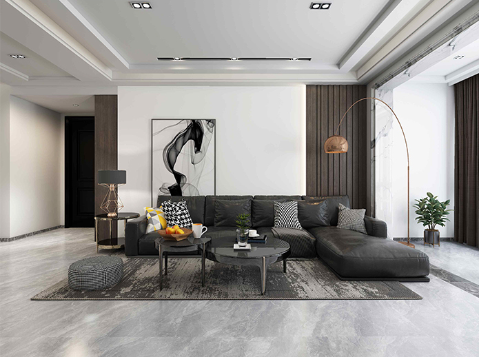 柔光磚，高級灰精英裝潢，撲面而來的質感