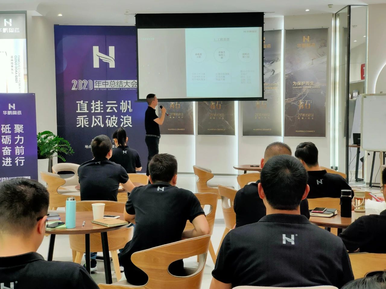 華鵬陶瓷2020年中總結會及內部學習提升會議圓滿召開