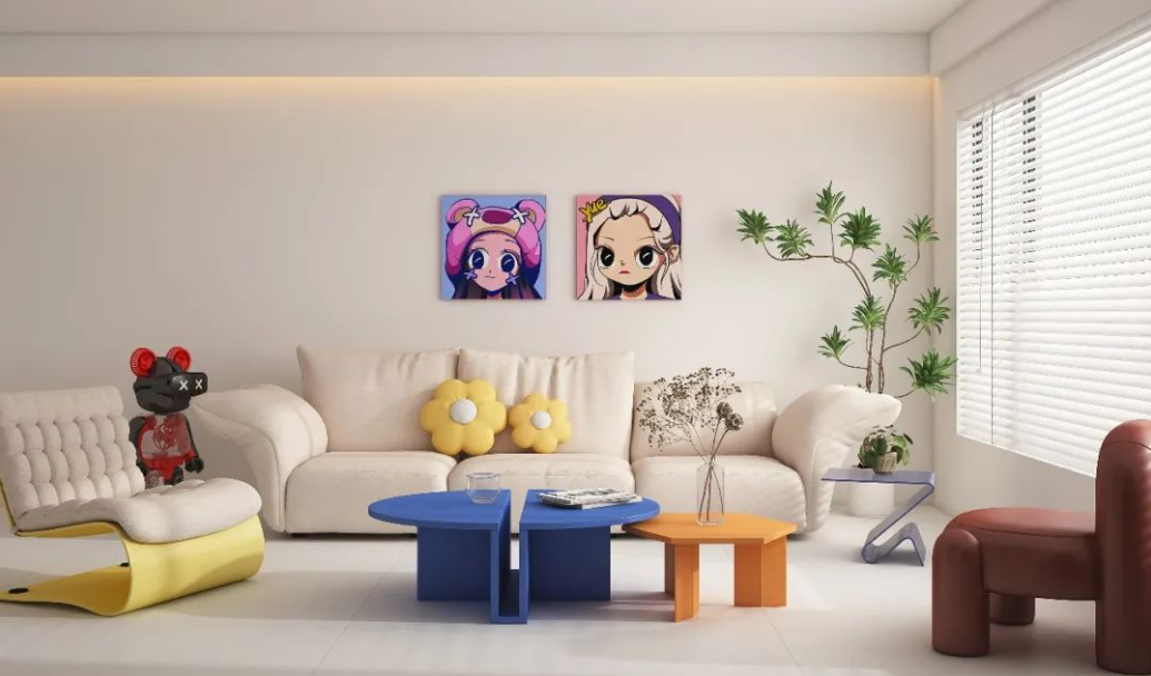 色彩繽紛 | 一個會釋放 “多巴胺”的客廳，這種快樂誰懂？