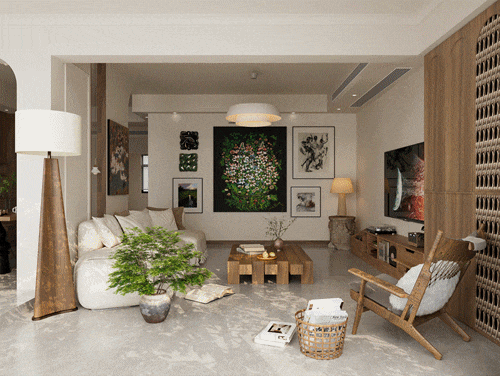 治愈溫馨的現代原木風，完美詮釋年輕一代的生活方式